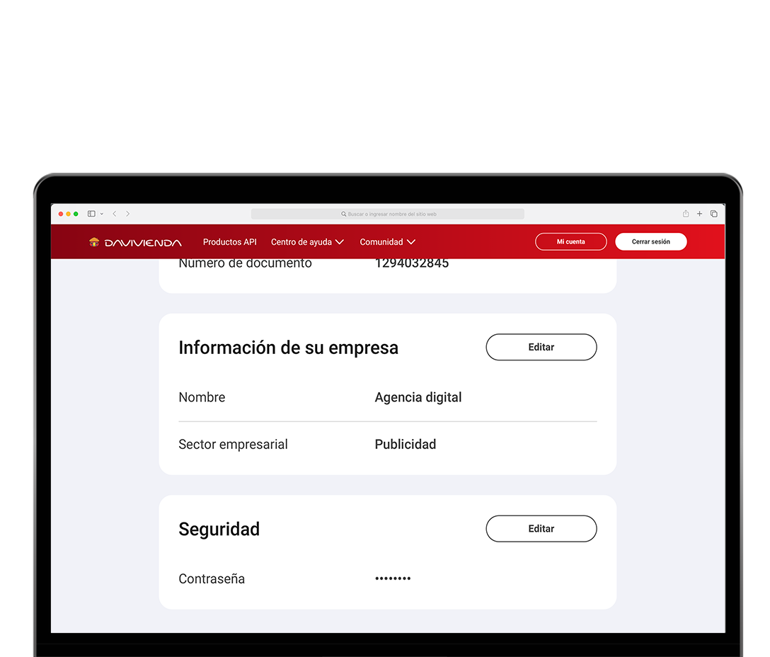 Cambio de contraseña