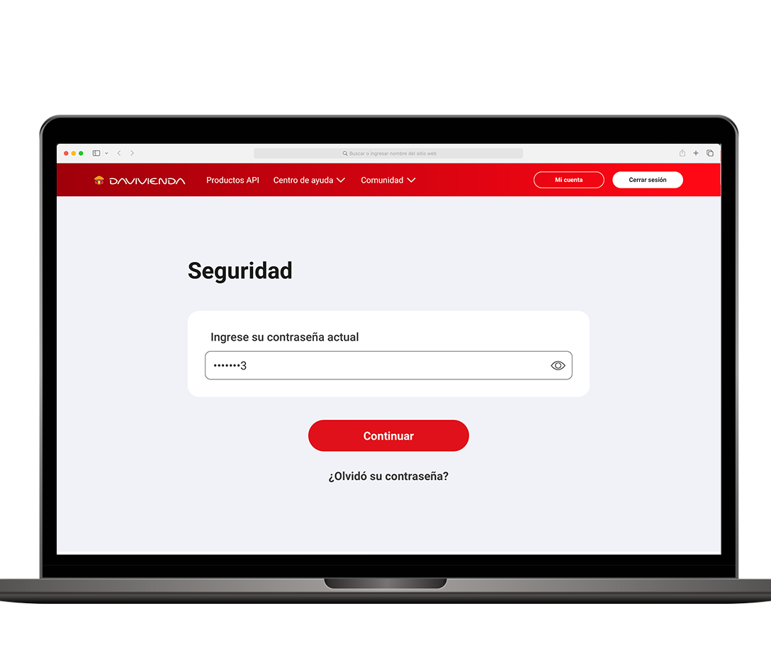 Cambio de contraseña