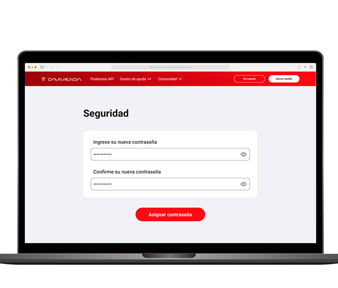Cambio de contraseña
